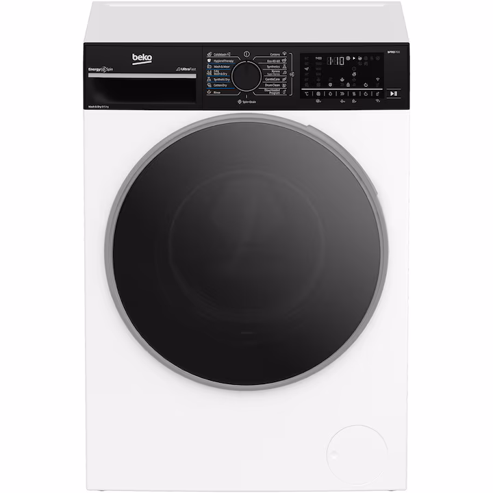 Masina de spalat rufe cu uscator Beko B7DFT68442WBPB ES